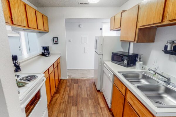 Apartment Kitchen with Appliances